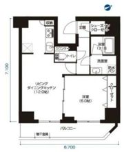 アーバネックス大森の間取り画像