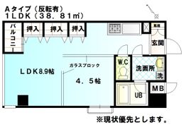 パレス東洋10号館の間取り画像