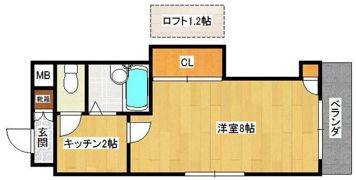 シティマンション戸畑の間取り画像