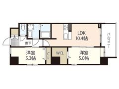 NSP BUILDING HEIWAODORIの間取り画像