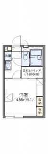 レオパレス古市場2の間取り画像