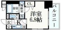 プレサンス広小路通パルスの間取り画像