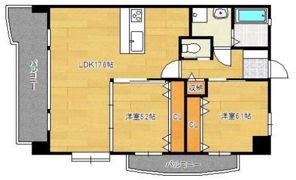 ギャラン井堀の間取り画像