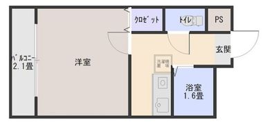グランシャリオ津高弐番館の間取り画像