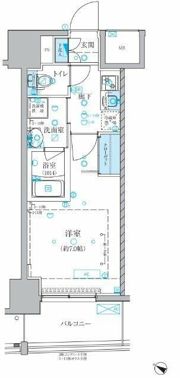 ベルシード横濱大通り公園の間取り画像