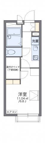 レオパレスパタータⅡの間取り画像