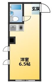 鶴田第一ビルの間取り画像