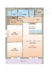 エスポワール藤の木の間取り画像