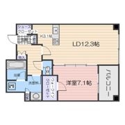 シティタワー西梅田の間取り画像