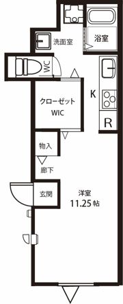 プラウドの間取り画像