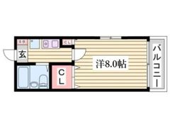 ハイツシスターローザーの間取り画像