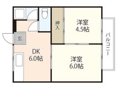 コーポ本郷の間取り画像