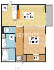 コンフォートたらみDの間取り画像