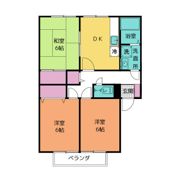 キャトルセゾン Cの間取り画像