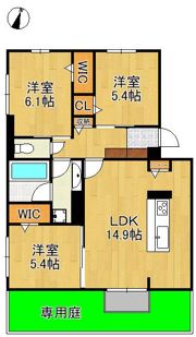 TORISIA相生町の間取り画像