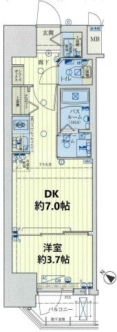 スワンズシティ神戸ウエストの間取り画像