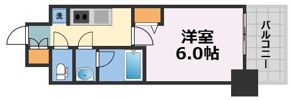 フォーリアライズ難波リアンの間取り画像