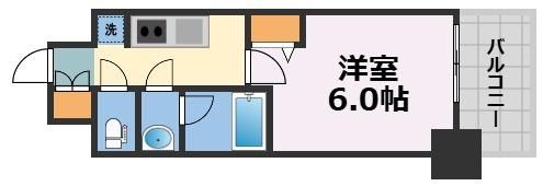 フォーリアライズ難波リアンの間取り画像