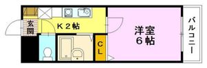 カーサ南堀川の間取り画像