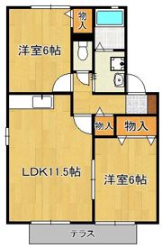 ジュネスK Aの間取り画像