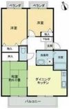 フォブールあすか B棟の間取り画像