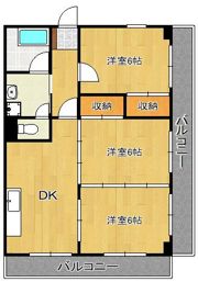 高峰グリーンマンションの間取り画像