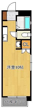 ダイナコート小倉下到津 403号室の間取り画像
