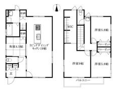 北土居5丁目戸建の間取り画像