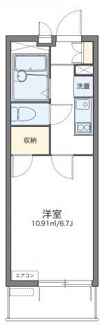 レオパレスカリスの間取り画像