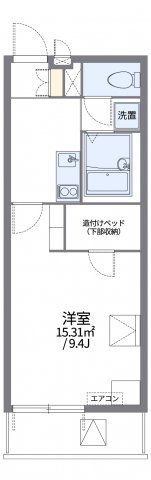 レオパレスアゼリアパークの間取り画像
