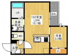 GRANDTIC フレールの間取り画像