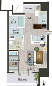 パートナーズ今池の間取り画像