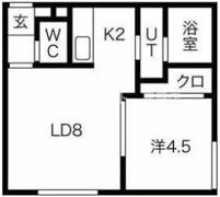 プリオール恵庭の間取り画像
