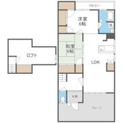 門真市本町借家の間取り画像