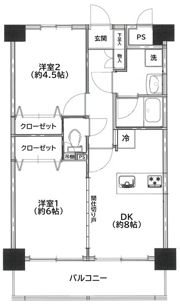 ライトウェーブ朝霞の間取り画像