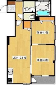 アヴェニール錦ヶ丘の間取り画像