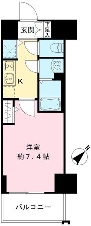 エスリード新栄グランラグジェの間取り画像