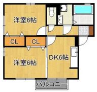 ハート学研台A棟の間取り画像