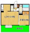 イオメール折尾 A棟の間取り画像