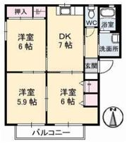 グランコート浅野 C棟の間取り画像