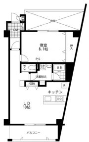 ゼフィルスB棟の間取り画像