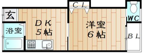 ロイヤル寺方本通の間取り画像