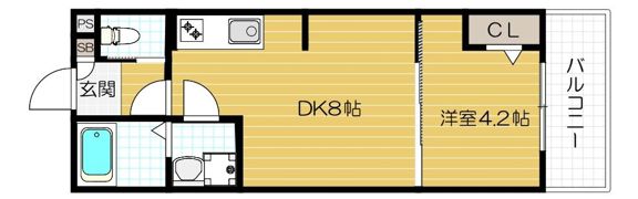 ALEGRIA鶴見区今津の間取り画像