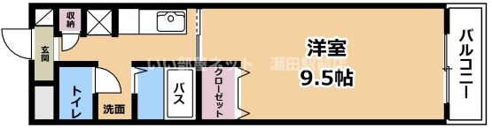 ジュネス藤の間取り画像