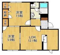 オーボアパティールII D棟の間取り画像