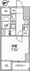 ｸﾞﾗｼｱﾌﾟﾚｲｽ浅草橋の間取り画像