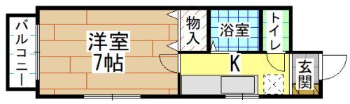 リバーライフ板櫃の間取り画像