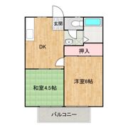 あけぼのセントラルコーポBの間取り画像