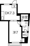 コーポリベルテ池下の間取り画像