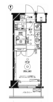 クレイシア蒲田の間取り画像